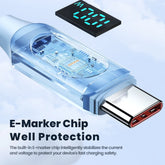 Toocki 100W Type C to Type C Cable PD Fast Charging